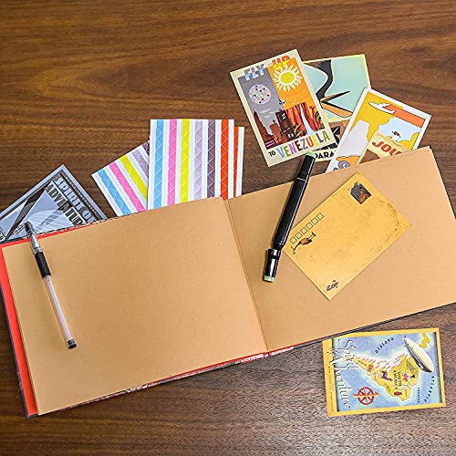 T-HAOHUA Anniversary Photo Album Scrapbook – Our Adventure Book Wedding Photo Album Scrapping 11.6″x7.5″ inches, 80 Pages – Includes Bonus 5 Postcards and 5 Self-Adhesive Photo Corners | The Storepaperoomates Retail Market - Fast Affordable Shopping