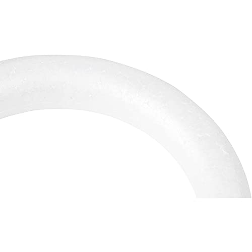 Juvale 8 Inch Foam Wreath Forms for DIY Crafts, Polystyrene Rings for Art Projects, Florists, Weddings, Home Decor (6 Pack) | The Storepaperoomates Retail Market - Fast Affordable Shopping