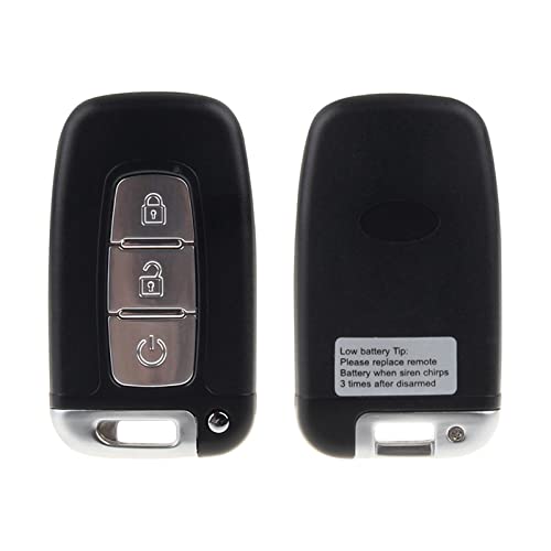 PKE Car Alarm Passive Keyless Entry Remote Start Stop & Push Start Button 12v Shock Sensor Warning Smart Key Alarm (Color : EC009-K-L) | The Storepaperoomates Retail Market - Fast Affordable Shopping