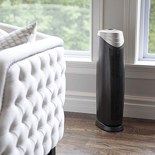 Hunter HT1701 Air Purifier with ViRo-Silver Pre-Filter and HEPA+ Filter, for Allergies, Germs, Mold, Dust, Pets, Smoke, Pollen, Odors, for Large Rooms, 27-Inch Titanium/Black Air Cleaner | The Storepaperoomates Retail Market - Fast Affordable Shopping