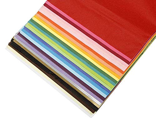 Craft Craze 100 Sheets (20″ x 26″) 25 Assorted Colors Premium Quality Tissue Paper for Gift Wrapping, Arts & Crafts, Packing and Decorations (1-Pack) | The Storepaperoomates Retail Market - Fast Affordable Shopping