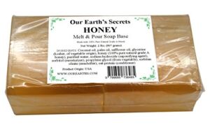 Honey – 2 Pound Melt and Pour Soap Base – Our Earth’s Secrets