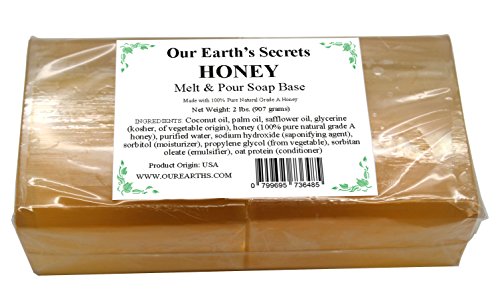 Honey – 2 Pound Melt and Pour Soap Base – Our Earth’s Secrets | The Storepaperoomates Retail Market - Fast Affordable Shopping