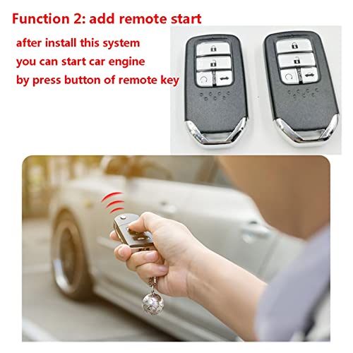Compatible with Civic 2012-2020 Adds Button to Start Stop Car Alarm Phone App for Remote Control and Keyless Entry for Automatic Unlock Lock (Color : Civic 2013) | The Storepaperoomates Retail Market - Fast Affordable Shopping