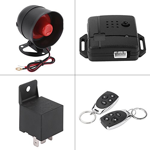 Universal Car Burglar Alarm Kit,Keenso Car Alarm Security Protection System Keyless Entry With 2 Remote Controls Siren | The Storepaperoomates Retail Market - Fast Affordable Shopping
