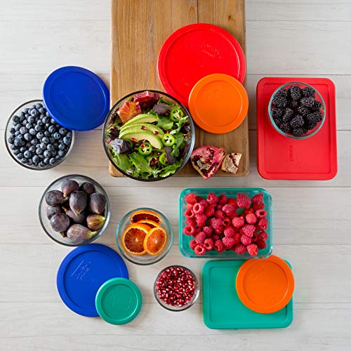 Pyrex Simply Store 18-Pc Glass Food Storage Containers Set, Round & Rectangle Glass Storage Containers with Lid, BPA-Free Lids, Non-Pourous Glass, Dishwasher, Microwave, Fridge and Freezer Safe | The Storepaperoomates Retail Market - Fast Affordable Shopping