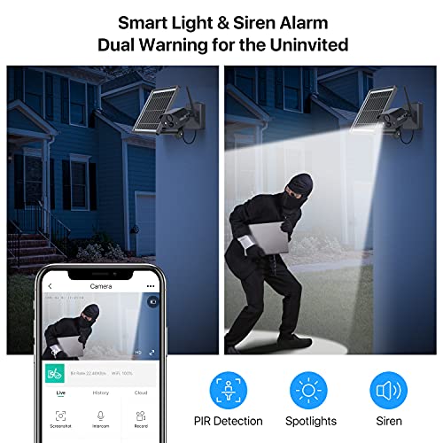 ZOSI 2MP 8CH Bullet Camera DVR Kit with C306 Rechargeable Battery Powered Camera with Solar Panel, 2-Way Audio, Human Detection Alerts, Smart Light & Sound Alarm | The Storepaperoomates Retail Market - Fast Affordable Shopping