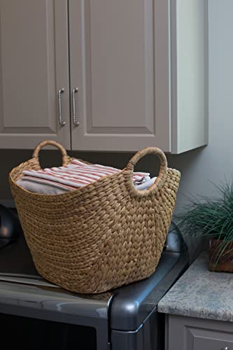 BIRDROCK HOME Water Hyacinth Laundry Baskets (Natural) – Two Baskets Included – Hand Woven | The Storepaperoomates Retail Market - Fast Affordable Shopping
