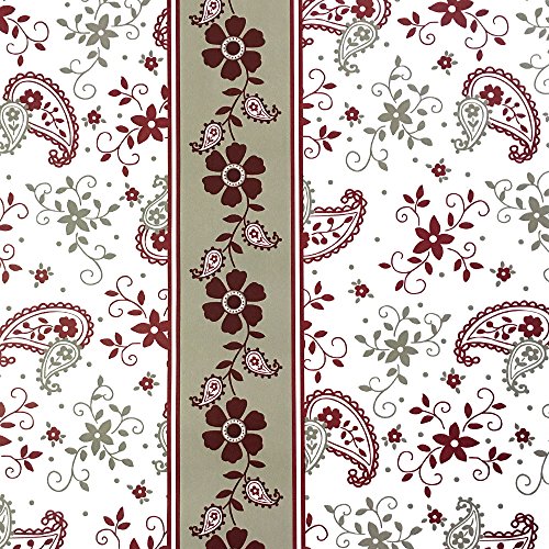 Yifely Red-Gray Flower Self-Adhesive Shelf Drawer Liner Moisture Proof Shower Storage Locker Decor PVC Paper 45x300cm | The Storepaperoomates Retail Market - Fast Affordable Shopping