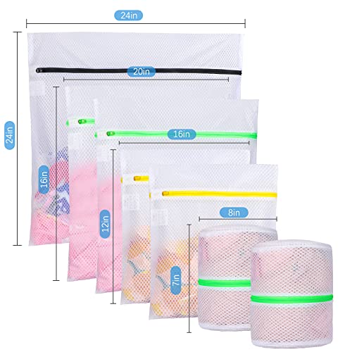 GOGOODA Mesh Laundry Bags, Delicates Washing Bags for Sweater Blouse Hosiery Bras Premium Wash Bags for Travel Storage Organization (7 Set) | The Storepaperoomates Retail Market - Fast Affordable Shopping