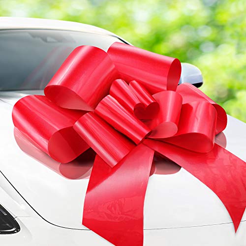 Zoe Deco Big Car Bow (Red, 30 inch), Gift Bows, Giant Bow for Car, Birthday Bow, Huge Car Bow, Car Bows, Big Red Bow, Bows for Gifts, Christmas Bows for Cars, Big Gift Bow, Party Bow | The Storepaperoomates Retail Market - Fast Affordable Shopping