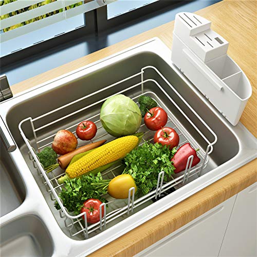 ADBIU Dish Drying Rack with Drainboard Set for Kitchen Counter, Dish Drainer for Large Capacity | The Storepaperoomates Retail Market - Fast Affordable Shopping
