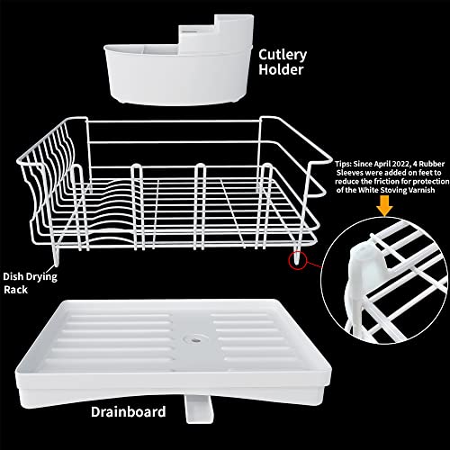 ADBIU Dish Drying Rack with Drainboard Set for Kitchen Counter, Dish Drainer for Large Capacity | The Storepaperoomates Retail Market - Fast Affordable Shopping