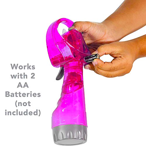 Handheld Misting Fan Set ~ 3 Pack Portable Travel Spray Fan Water Bottle, Assorted Colors | The Storepaperoomates Retail Market - Fast Affordable Shopping