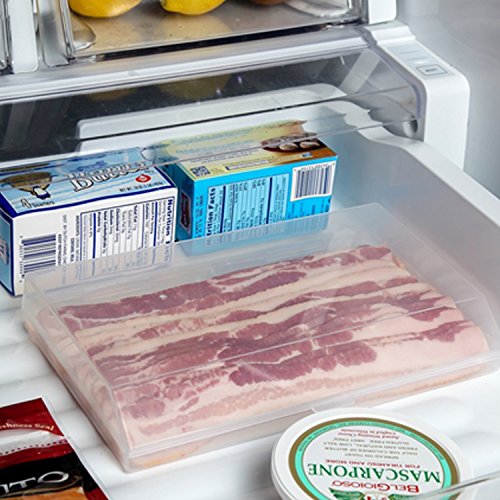 Home-X Bacon Saver, Plastic Bacon Container/Kitchen Meat Saver Storage Container | The Storepaperoomates Retail Market - Fast Affordable Shopping