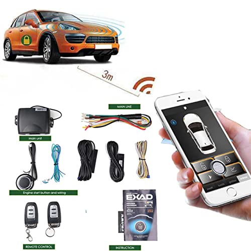 Car Remote Start System PKE Keyless Entry One Button Engine Starter with Car Door Lock System for Smart Key or Phone Control | The Storepaperoomates Retail Market - Fast Affordable Shopping