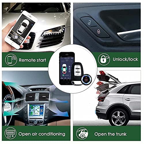 Car Remote Start System PKE Keyless Entry One Button Engine Starter with Car Door Lock System for Smart Key or Phone Control | The Storepaperoomates Retail Market - Fast Affordable Shopping