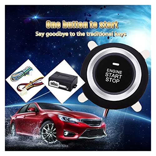 AERFEN Car Engine Push Start Button Lock Ignition Starter Keyless Entry Start Stop Alarm Systems Driving Security | The Storepaperoomates Retail Market - Fast Affordable Shopping