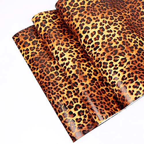 yazi 18in X 33ft Sexy Leopard Print Wallpaper with Self-Adhesive Removable PVC Wall Sticker Shelf Drawer Liner, PVC Mat.(Cover 48 sq.ft) | The Storepaperoomates Retail Market - Fast Affordable Shopping