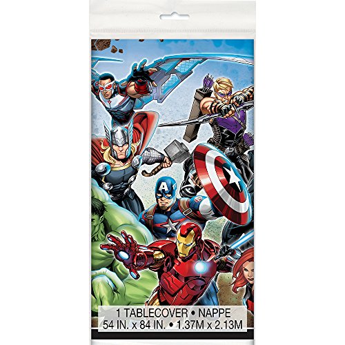Unique Avengers Rectangular Plastic Table Cover | 54″ x 84″ | 1 Pc | The Storepaperoomates Retail Market - Fast Affordable Shopping