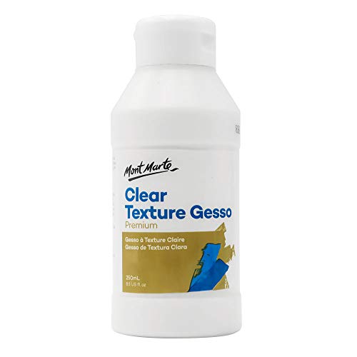 Mont Marte Premium Clear Texture Gesso Acrylic Medium 8.45oz (250ml) | The Storepaperoomates Retail Market - Fast Affordable Shopping