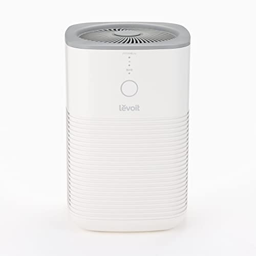 LEVOIT Air Purifier for Home Bedroom, HEPA Fresheners Filter Small Room Cleaner with Fragrance Sponge for Smoke, Allergies, Pet Dander, Odor, Dust Remover, Office, Desktop, Table Top, 1 Pack, White | The Storepaperoomates Retail Market - Fast Affordable Shopping
