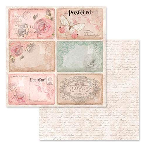 Stamperia Intl Double-Sided Paper Pad-Shabby Rose, 30.5 x 30.5 (12″ x 12″), Multicoloured | The Storepaperoomates Retail Market - Fast Affordable Shopping