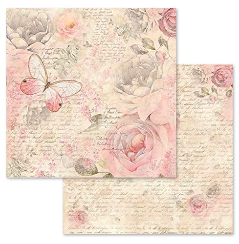 Stamperia Intl Double-Sided Paper Pad-Shabby Rose, 30.5 x 30.5 (12″ x 12″), Multicoloured | The Storepaperoomates Retail Market - Fast Affordable Shopping