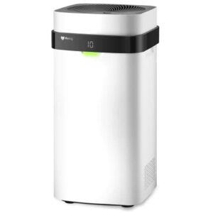 Airdog X5 Air Purifier for Home Large Room, Up to 1800ft2, Ionic Air Purifier with Washable Filter, Remove 99.9% to 14.6nm, 360° Filtration, PM2.5 Sensor, Quiet Air Cleaner, Pet, Allergies, Pollutants