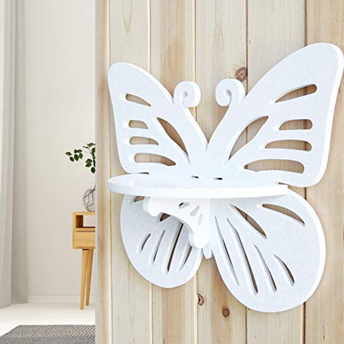 Home Decoration Rack, Butterfly Shape Storage Rack Wall Shelf Rural Style Home Decoration | The Storepaperoomates Retail Market - Fast Affordable Shopping