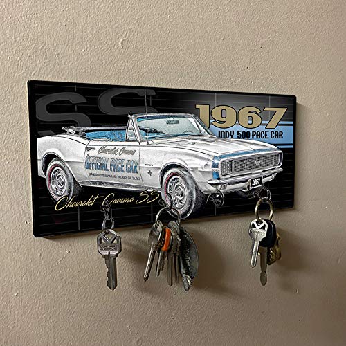 Brotherhood 1967 Compatible with Chevrolet Chevy Camaro Indy 500 Pace Car Key Holder Organizer Wall Mount Rack for Holders The Home Keys Ring Decorative Hangers Decor Hook Hanger | The Storepaperoomates Retail Market - Fast Affordable Shopping