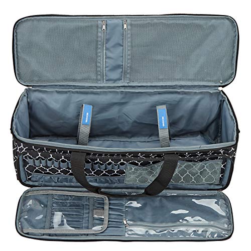 NICOGENA Carrying Case for Cricut Explore Air 2, Cricut Maker, Multi Large Front Pockets for Tools Accessories and Supplies, Lantern Black | The Storepaperoomates Retail Market - Fast Affordable Shopping