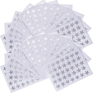 EBOOT Star Stickers 1750 Count Self-Adhesive Stickers Stars (Silver)