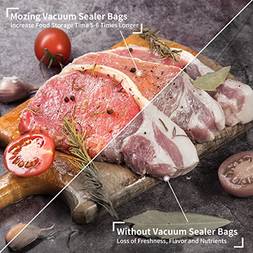 Mozing Vacuum Sealer Bags, Commercial Grade Food Seal Bag Rolls, Meal Saver Bags for Storage or Sous Vide, 5 Pack 1 Roll 5.9″ x 11′, 1 Roll 6.7″ x 11′, 1 Roll 7.9″ x 11′, 1 Roll 9.8″ x 11′ and 1 Roll 11″ x 11′ (5 Rolls) | The Storepaperoomates Retail Market - Fast Affordable Shopping