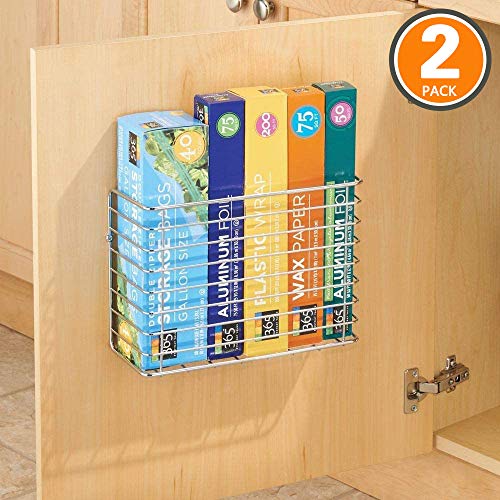 TreeLen 2 Pack Kitchen Cabinet Organizer for Cutting Boards,Chrome Inside Cabinet Door Storage Pantry Door Wall Mount Wrap Organizer Rack | The Storepaperoomates Retail Market - Fast Affordable Shopping