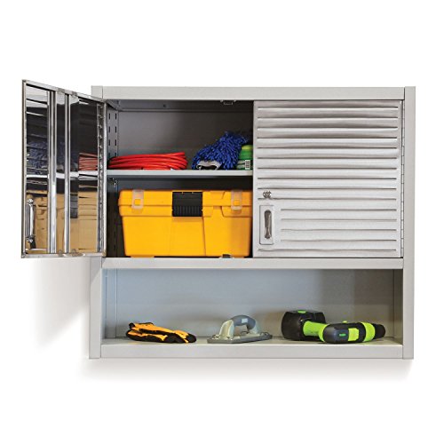 Seville Classics Open Shelf Wall Cabinet Storage, Granite | The Storepaperoomates Retail Market - Fast Affordable Shopping