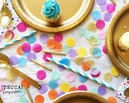 TECCA Confetti – Premium Quality Colorful Tissue Paper Confetti Circles – Specially Crafted for Birthdays, Weddings, Baby Showers, Arts & Crafts, Packaging and More! | The Storepaperoomates Retail Market - Fast Affordable Shopping