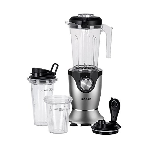 BioChef Galaxy Blender – 1000W High Performance, Personal Blender Smoothie Maker – 1.45L Jug and 2 Travel Cups Included (Chrome) | The Storepaperoomates Retail Market - Fast Affordable Shopping
