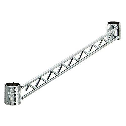 Wire Shelving 18in Hang Rail Chrome | The Storepaperoomates Retail Market - Fast Affordable Shopping