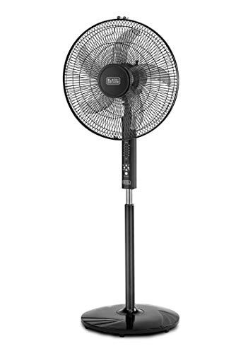 Black+Decker 16 Inch 3 Speed Pedestal Stand Fan with Remote Control , Black – FS1620R-B5 | The Storepaperoomates Retail Market - Fast Affordable Shopping