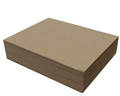 50 Chipboard Sheets 8.5 x 11 inch – 50pt (Point) Heavy Weight Brown Kraft Cardboard for Scrapbooking & Picture Frame Backing (.050 Caliper Thick) Paper Board | MagicWater Supply | The Storepaperoomates Retail Market - Fast Affordable Shopping