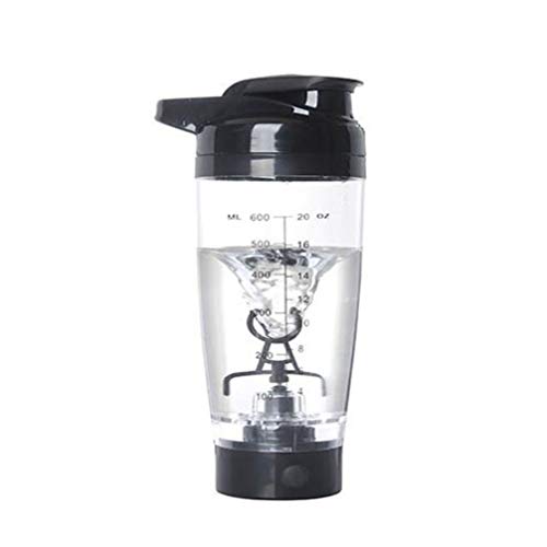 Hemoton Electric Blender Mixer Shaker Vortex Portable Bottle 600ml Battery Operated WITHOUT Battery (Black) | The Storepaperoomates Retail Market - Fast Affordable Shopping