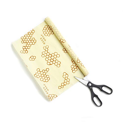Bee’s Wrap – XXL Roll 14″ x 52″- Made in the USA with Certified Organic Cotton – Plastic and Silicone Free – Reusable Eco-Friendly Beeswax Food Wrap – Honeycomb Print | The Storepaperoomates Retail Market - Fast Affordable Shopping