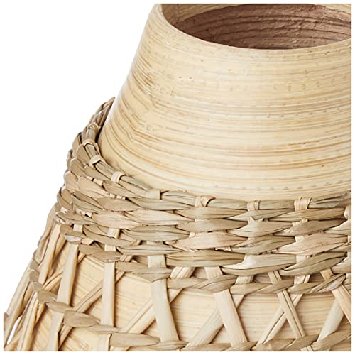 Creative Co-Op Bamboo Seagrass Weave Vase, Beige | The Storepaperoomates Retail Market - Fast Affordable Shopping