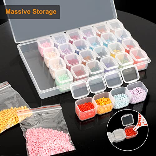 Outuxed 117pcs 5D DIY Diamond Painting Tools and Accessories Kits with Diamond Embroidery Box and Multiple Sizes Painting Pens for Adults to Make Art Craft | The Storepaperoomates Retail Market - Fast Affordable Shopping