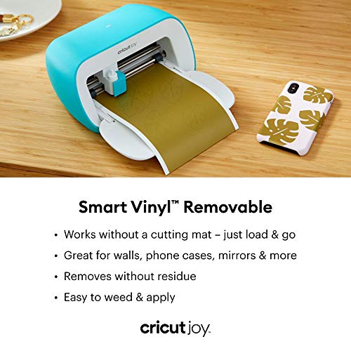 Cricut Joy Smart Vinyl Removable for Cricut Joy Cutting Machine, No-Residue Vinyl for Indoor DIY Crafts, Wall Decals, Stickers, In-House Decor & More (5.5 in x 48 in), Black | The Storepaperoomates Retail Market - Fast Affordable Shopping