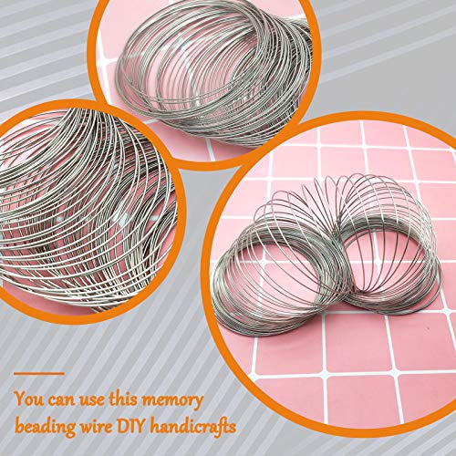 500 Loops Jewelry Wire Memory Beading Wire Steel Memory Wire Cuff Bangle Bracelet for Jewelry Making Supplies Art Creation Bracelet Necklace DIY Crafts Making Jewelry Making Dolls | The Storepaperoomates Retail Market - Fast Affordable Shopping