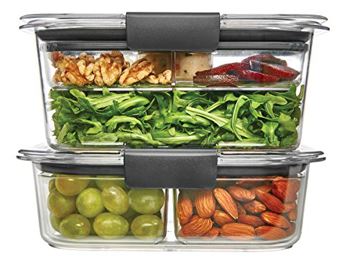 Rubbermaid Brilliance Food Storage Container, Salad and Snack Lunch Combo Kit, Clear, 9 Piece Set 1997843 | The Storepaperoomates Retail Market - Fast Affordable Shopping