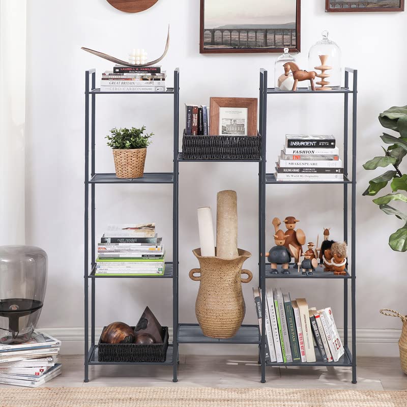SONGMICS 5-Tier Storage Rack, Bathroom Shelf, Industrial Style Extendable Plant Stand with Adjustable Shelf, for Bathroom, Living Room, Balcony, Kitchen, Black UBSC35BK | The Storepaperoomates Retail Market - Fast Affordable Shopping
