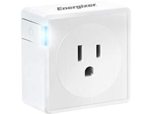 Energizer Connect Smart Indoor Plug with Energy Monitor, Automation, Remote Access and Voice Control | Compatible with Alexa and Google Assistant